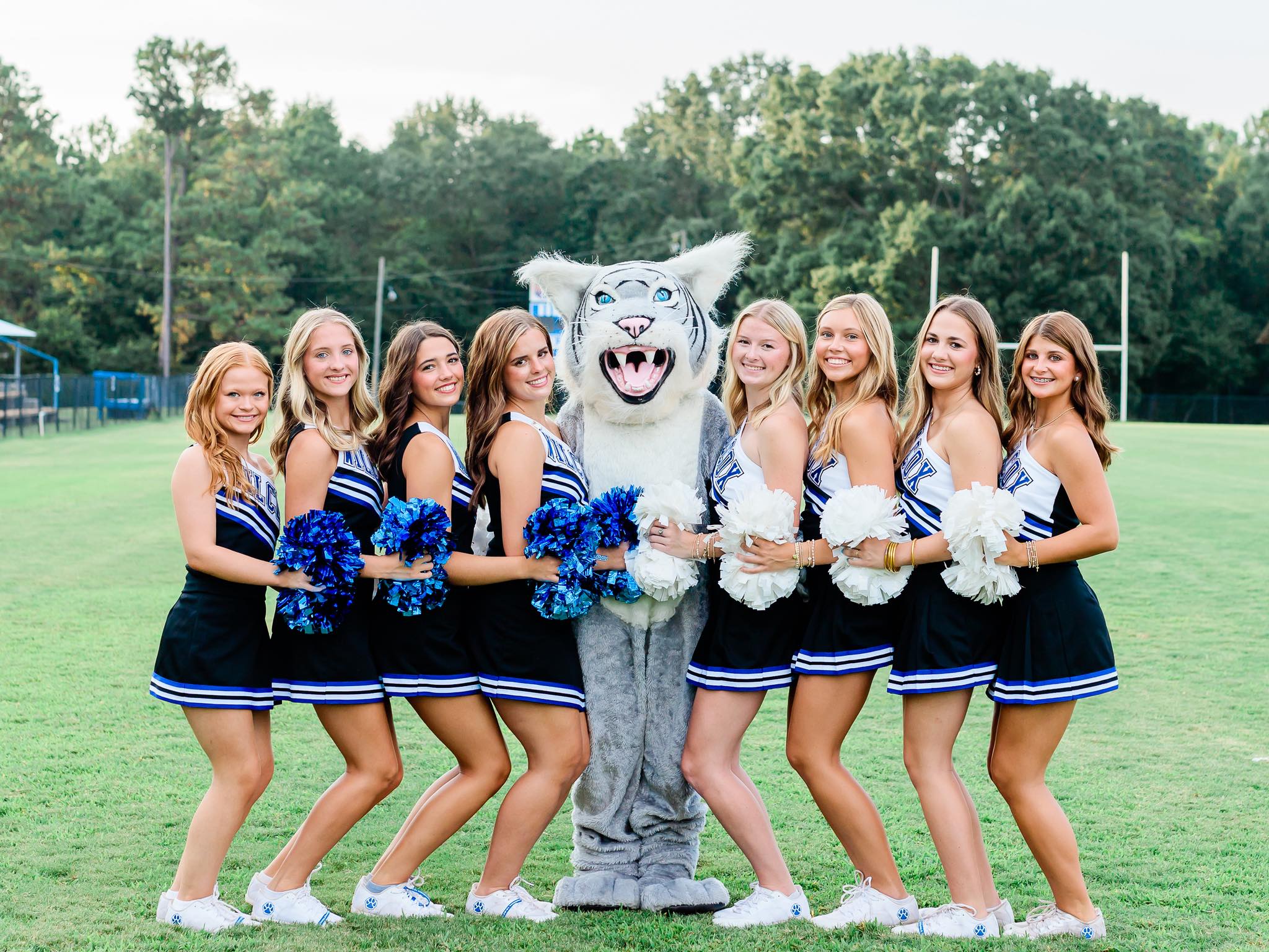2025 Varsity Cheerleaders with Wiley