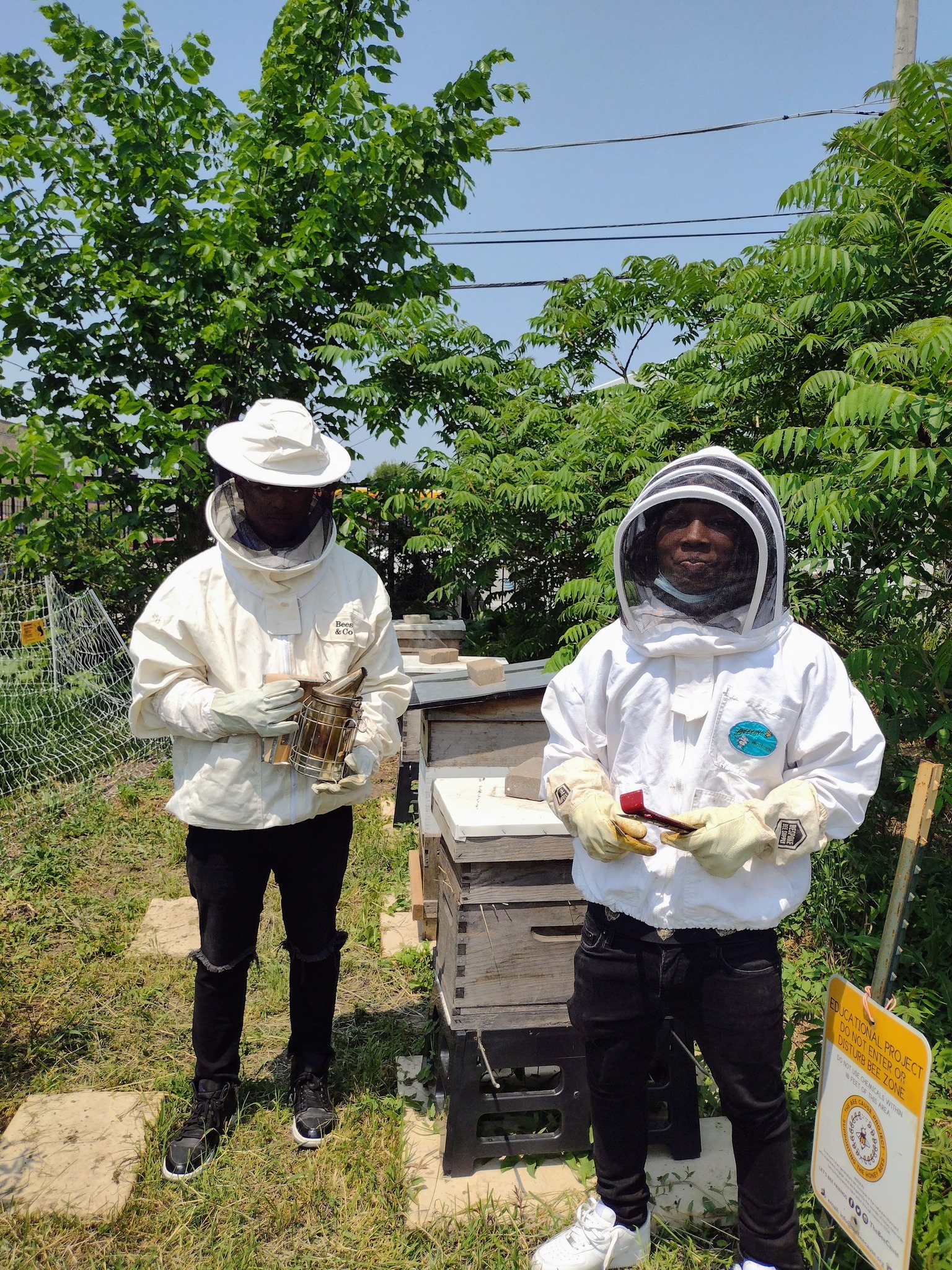 bee and students