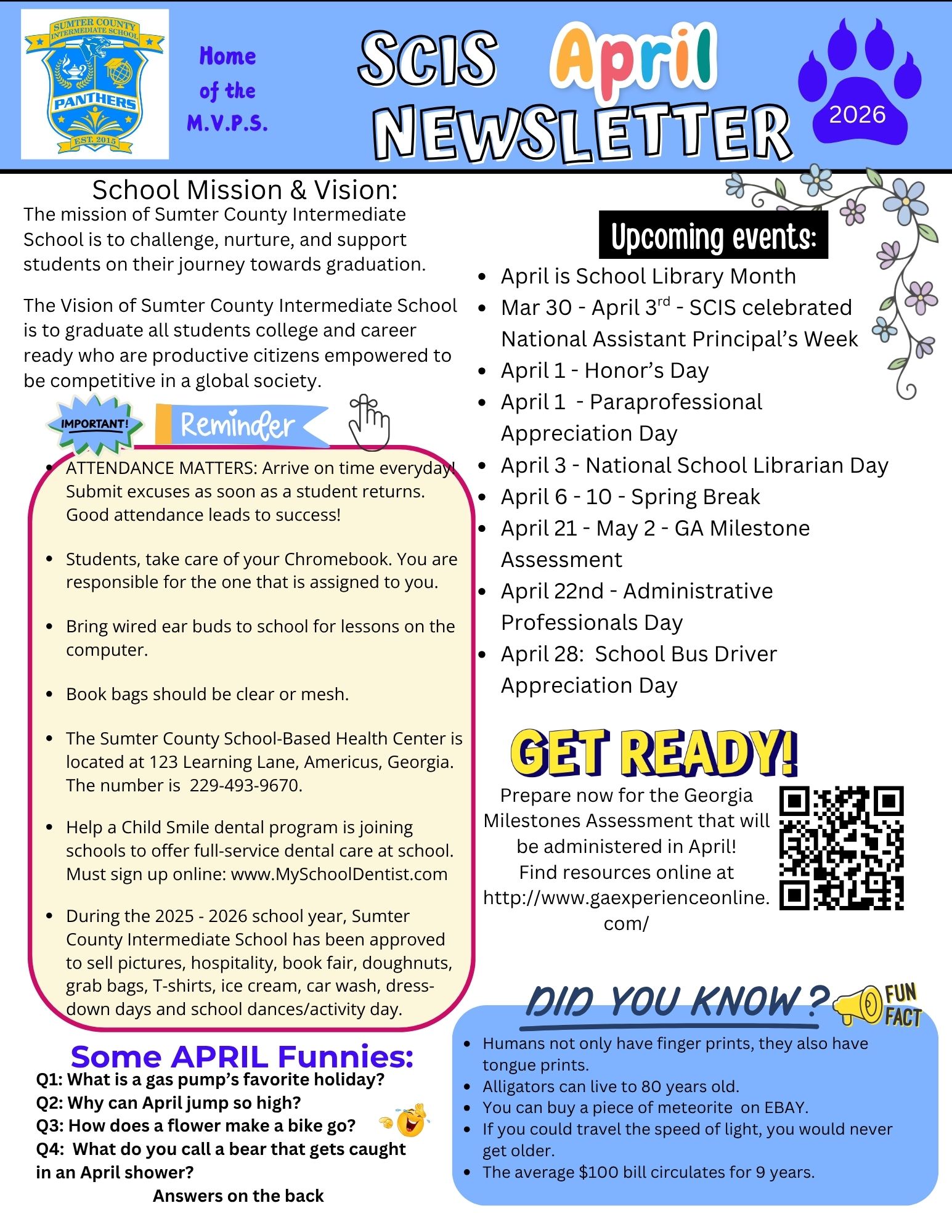 April 2026 Newsletter