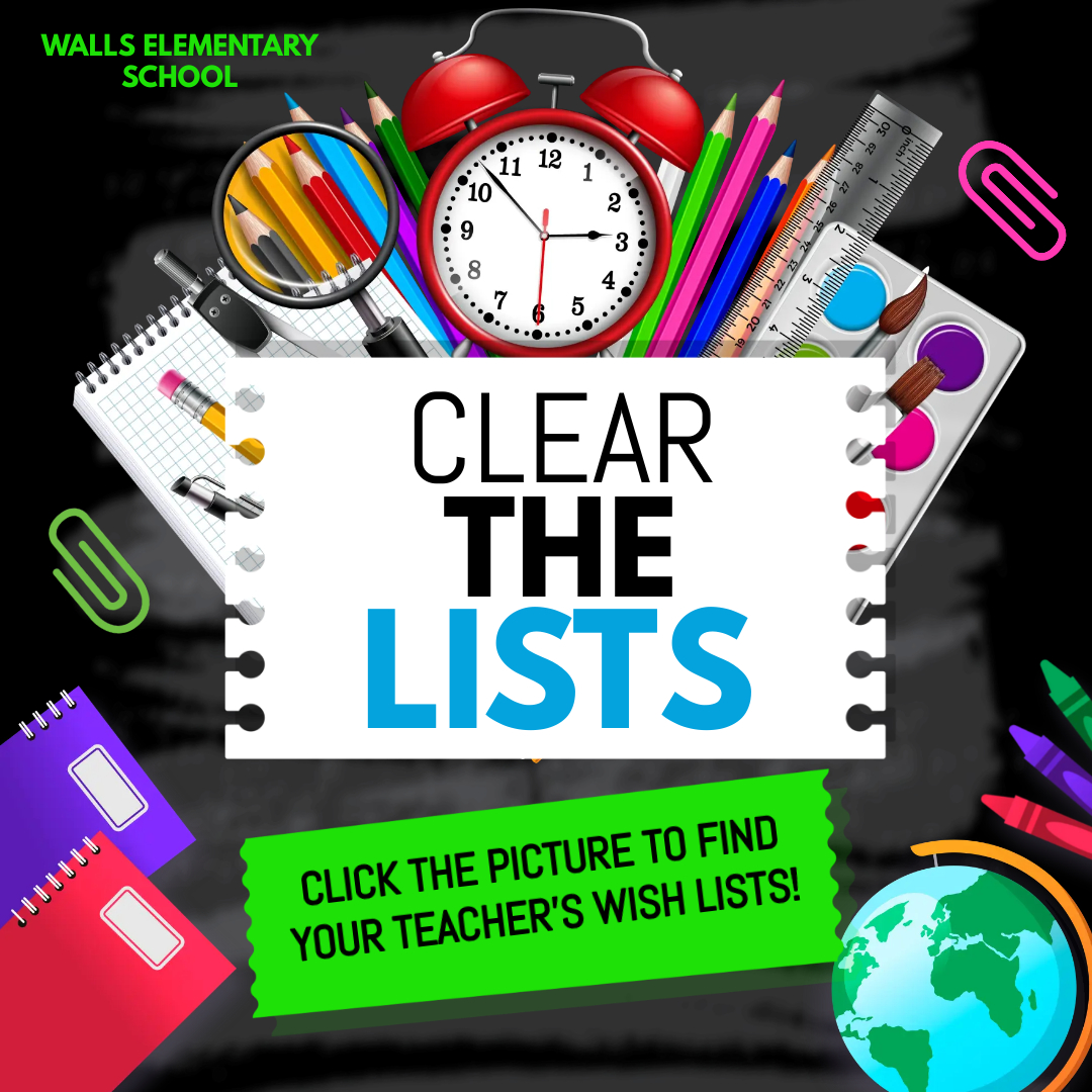 Click on the link to find your teacher's wish list! 