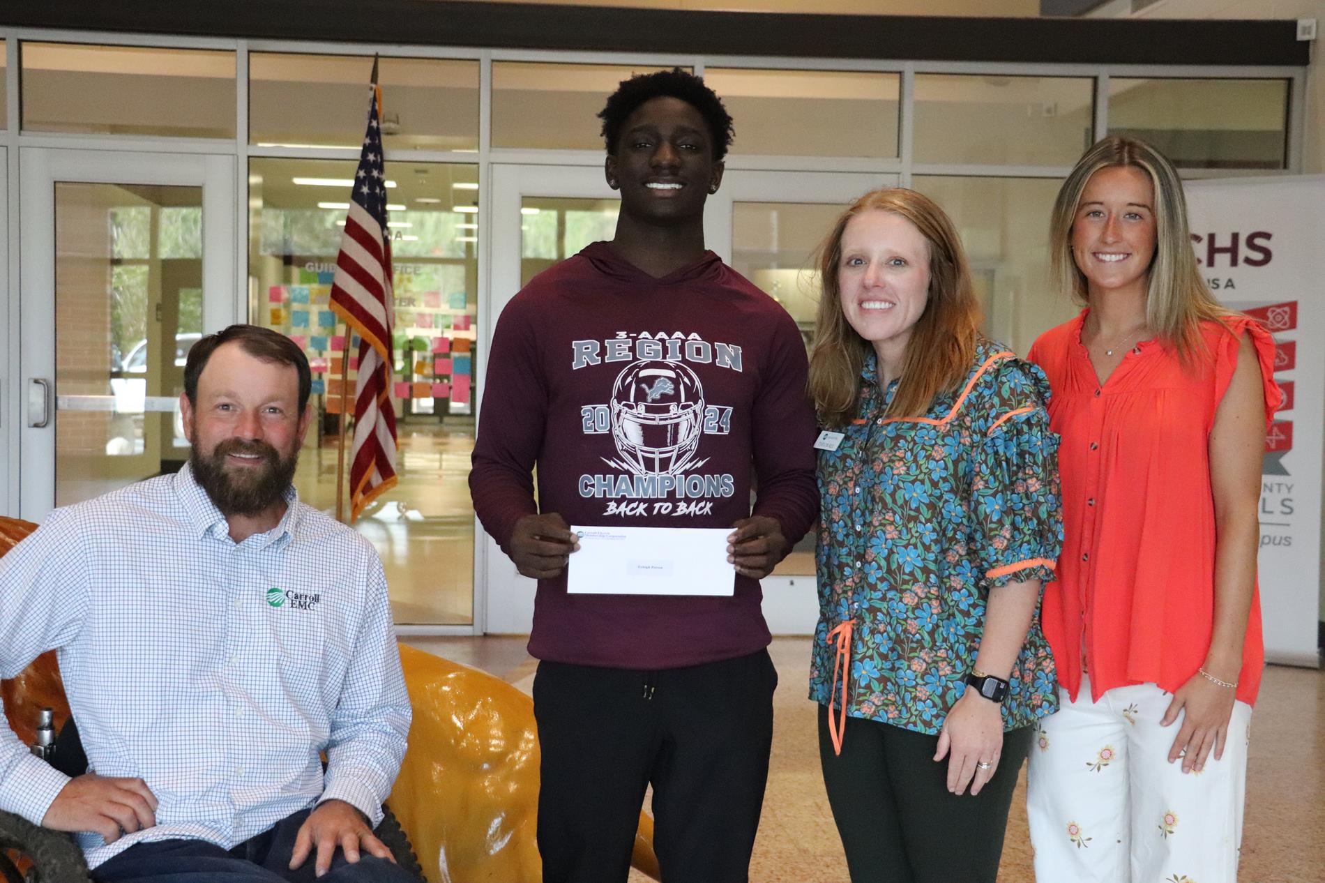 Central High School’s Zyleigh Person awarded Carroll EMC Scholarship