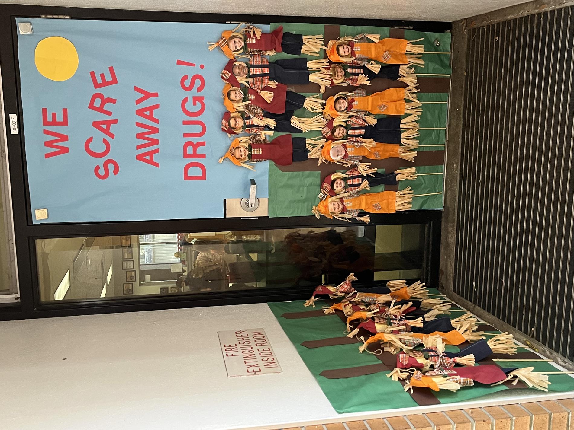 Mrs. Gravel's class door.