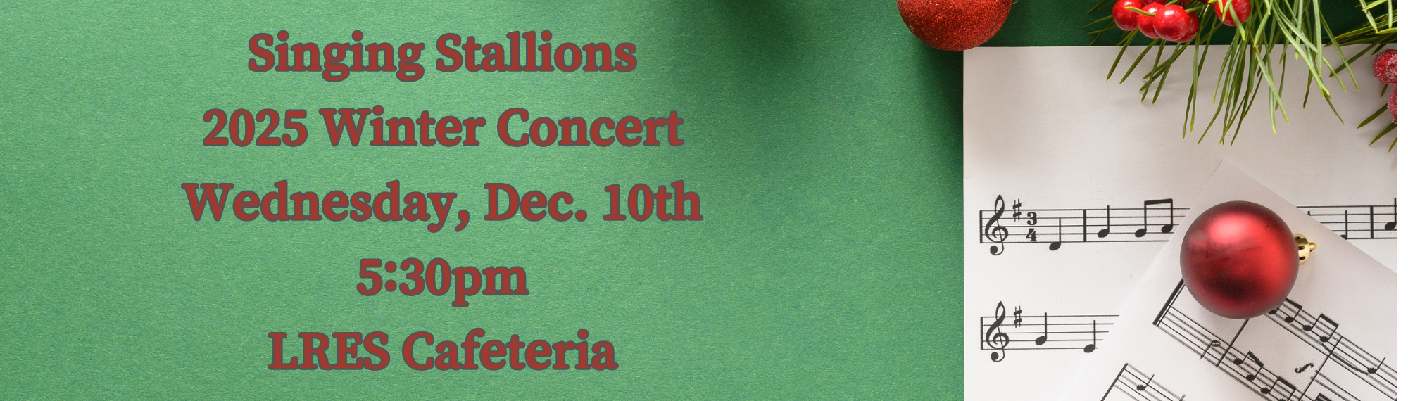 Chorus winter concert