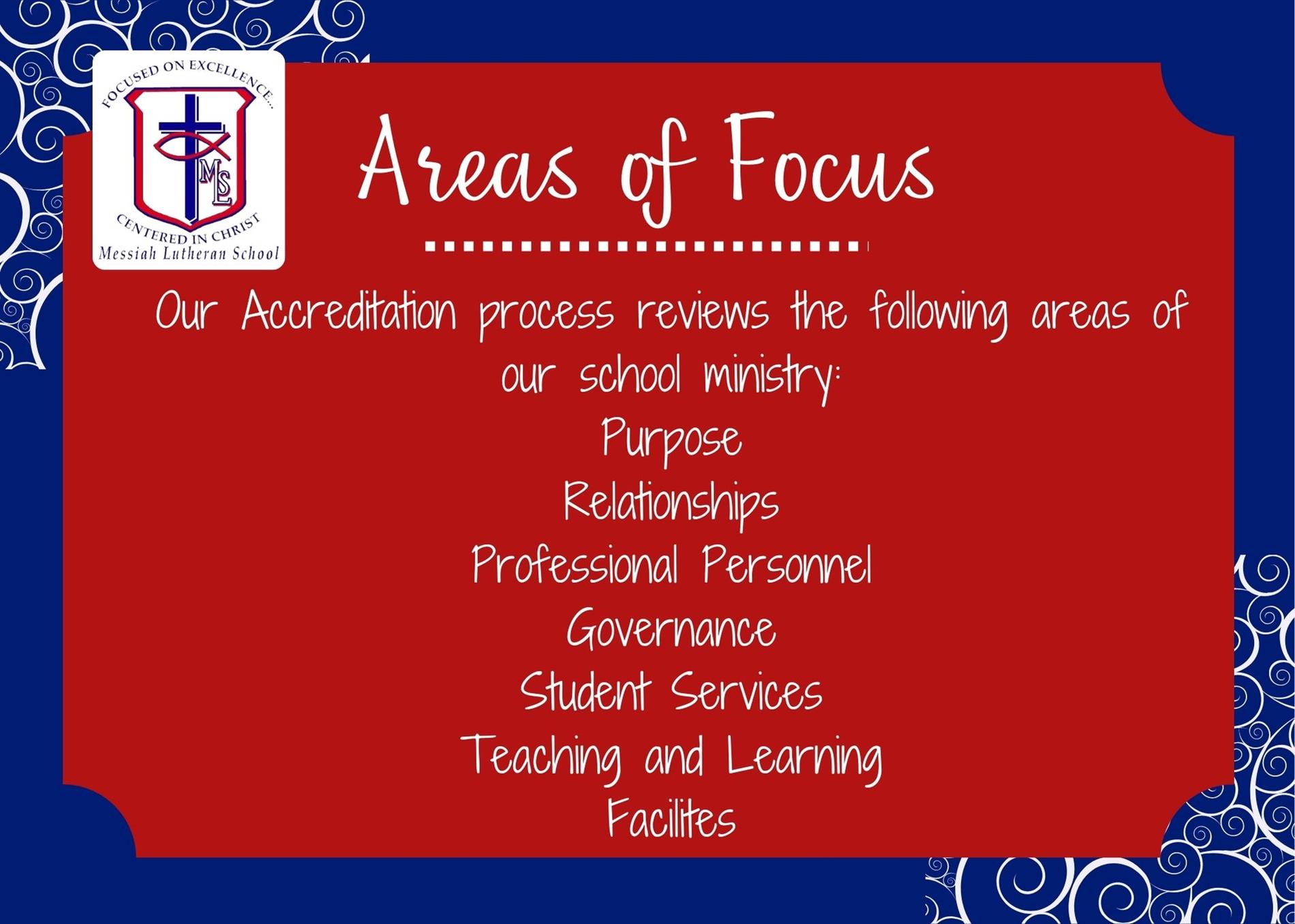 areas of focus info