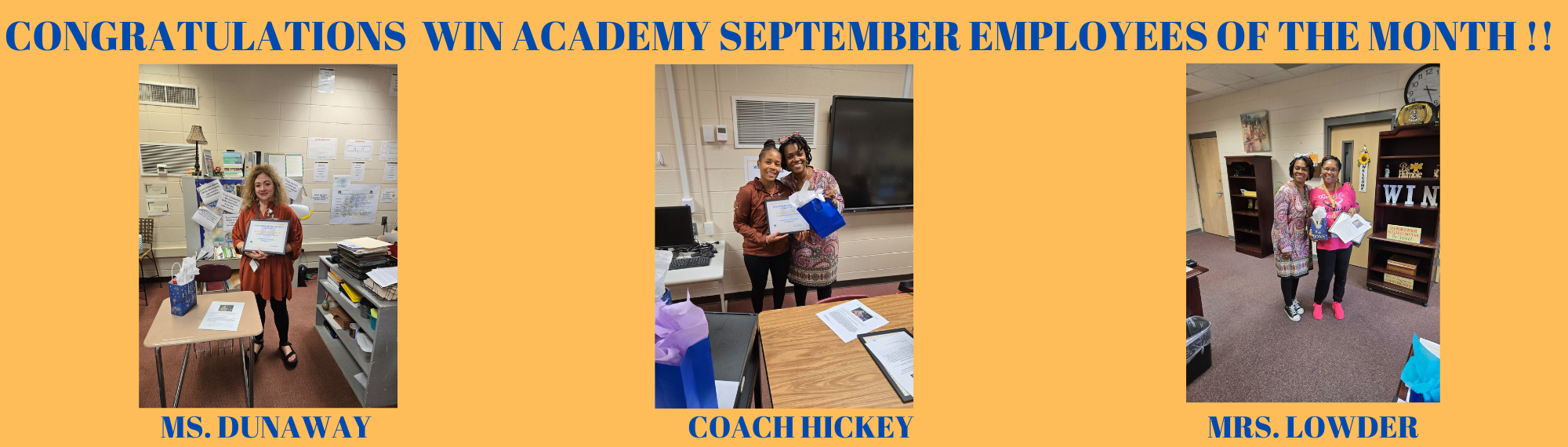 September Teacher of the Month