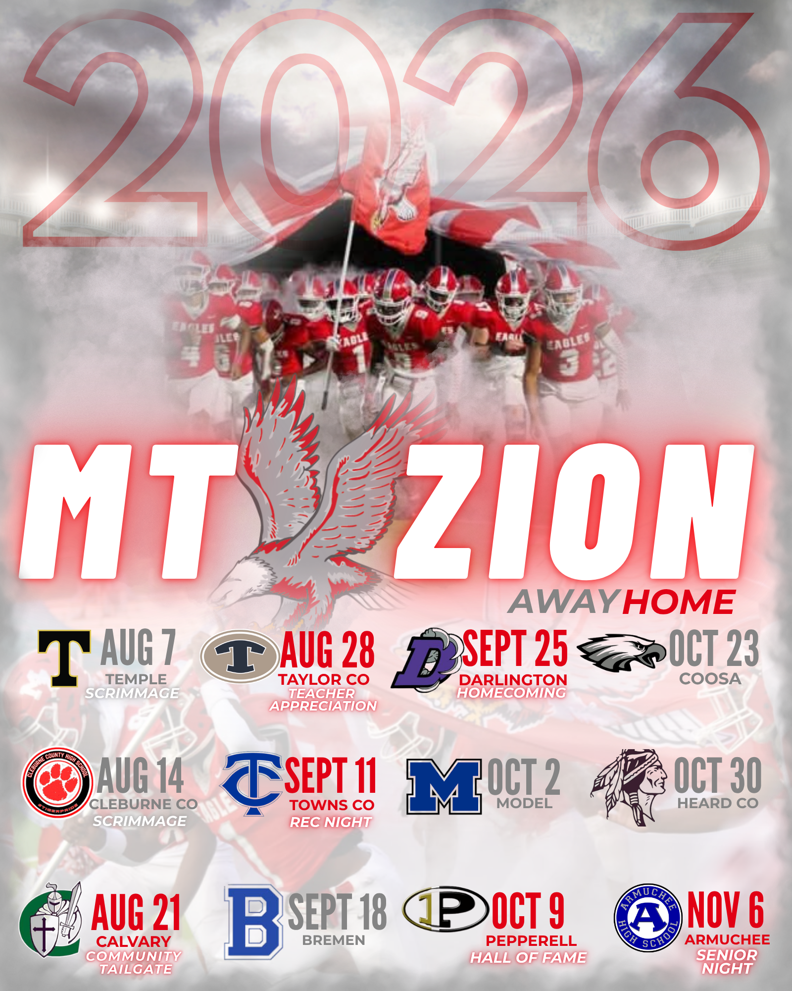 2026 Football Schedule