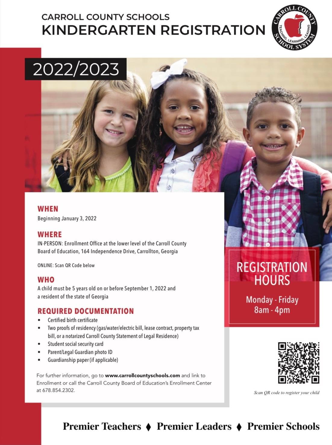 Kindergarten Registration 22-23