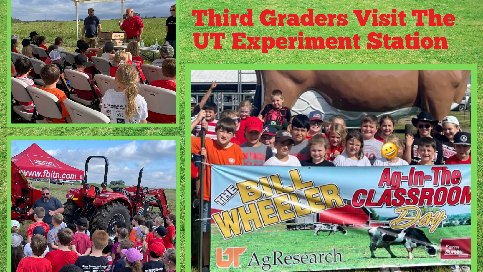 3rd Grade Field Trip to the UT Experiment Station