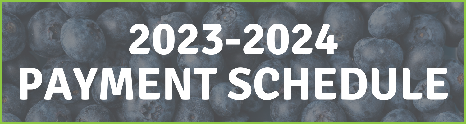 2023-2024 Payment Schedule