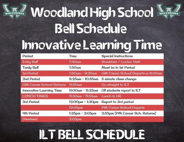ILT Bell Schedule
