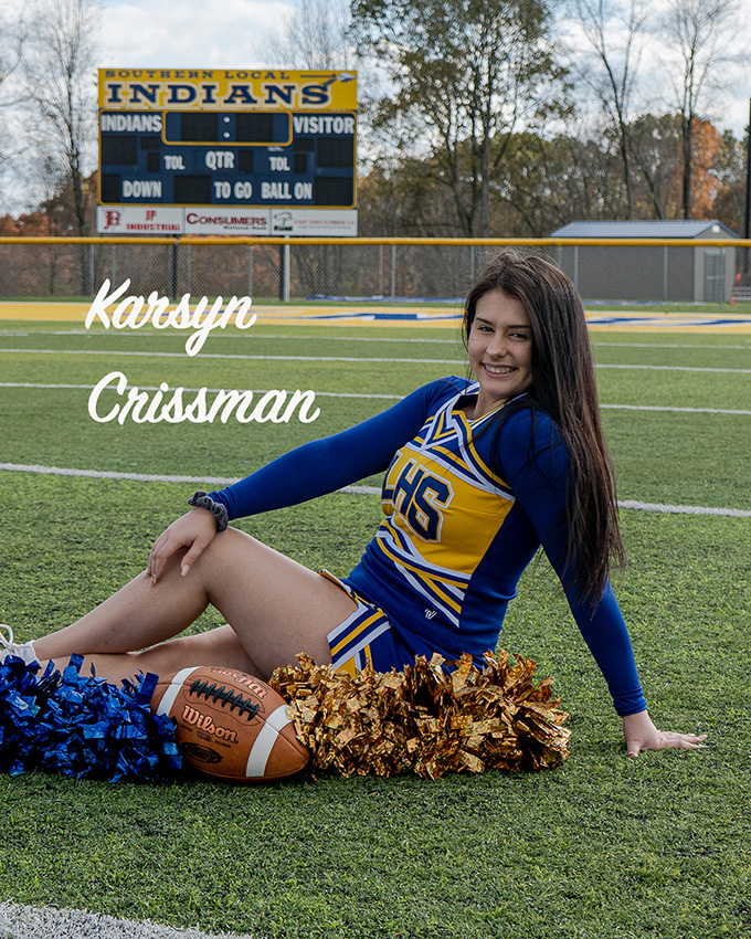 senior Karsyn Crissman 