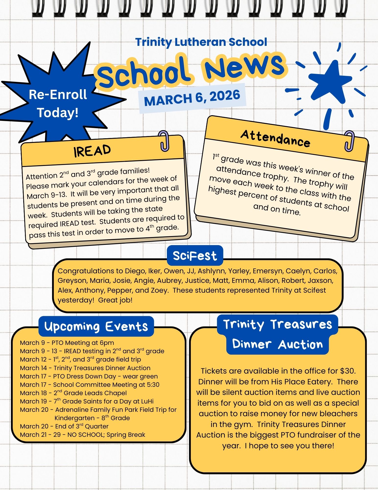 Friday Flyer for March 6