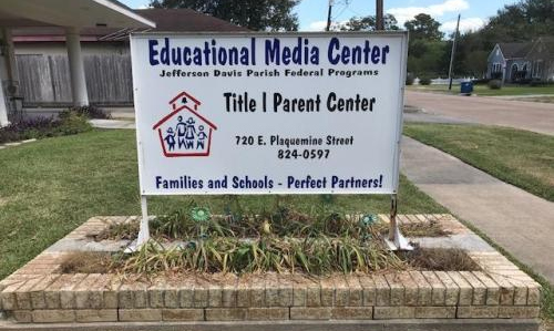 Parent Center building sign Parent Center building sign