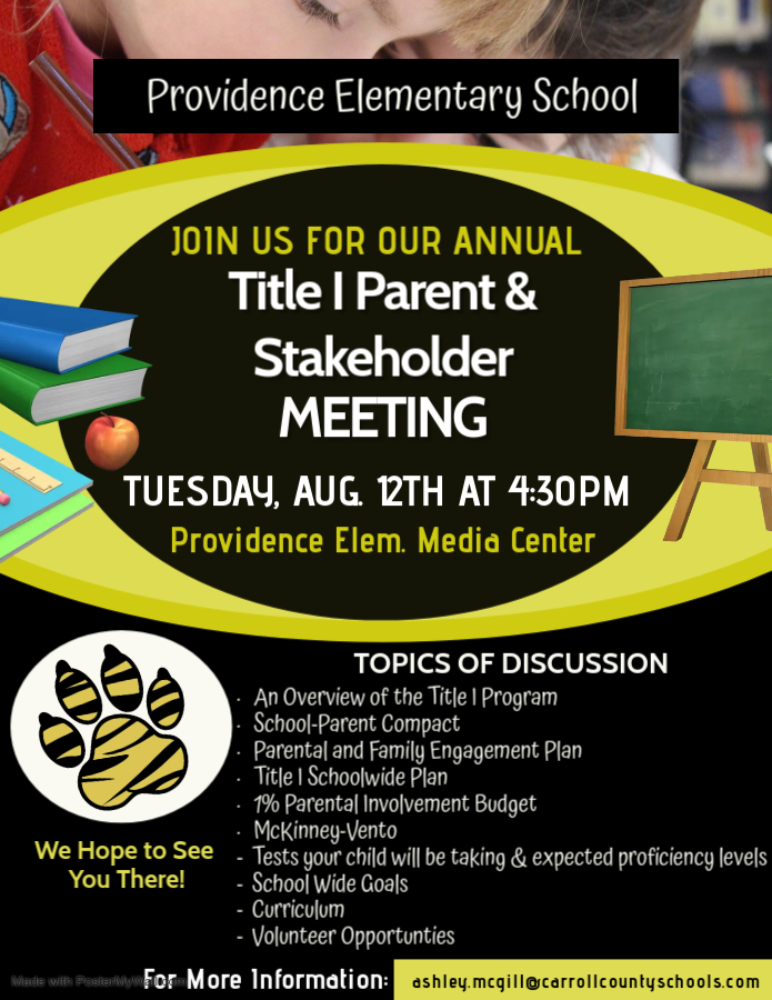 Annual Title Meeting Flyer