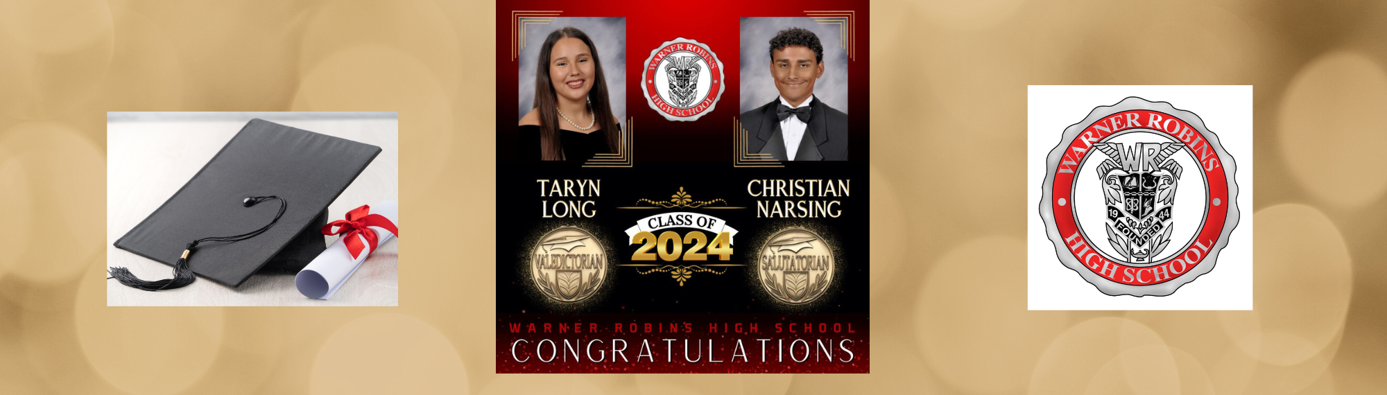 Congratulations to our 2024 Valedictorian and Salutatorian!