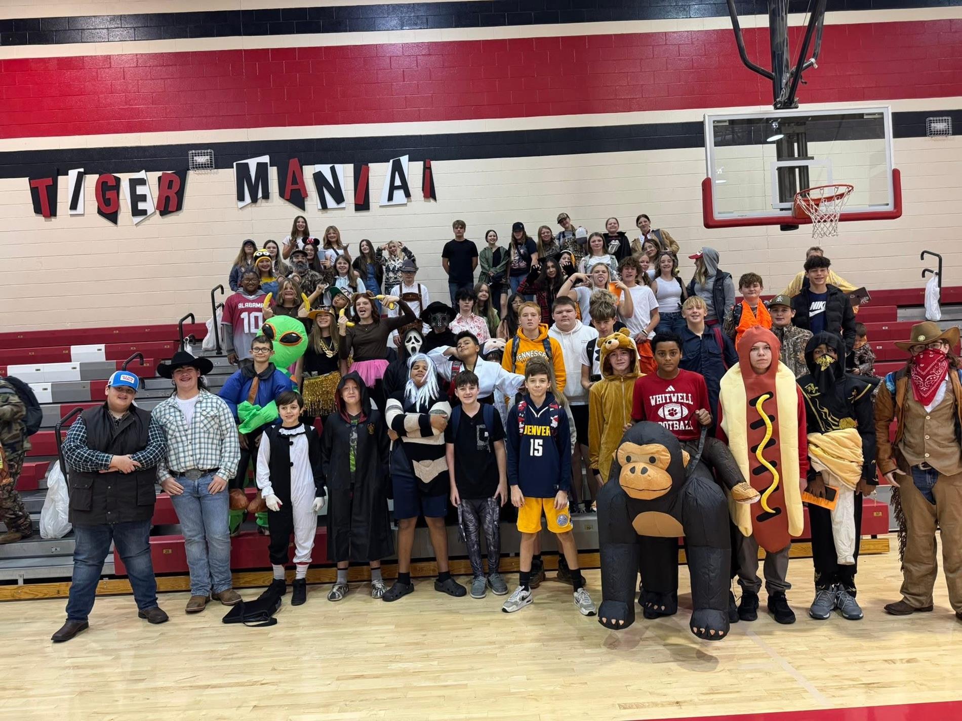 WMS classes dressed in costume for Halloween