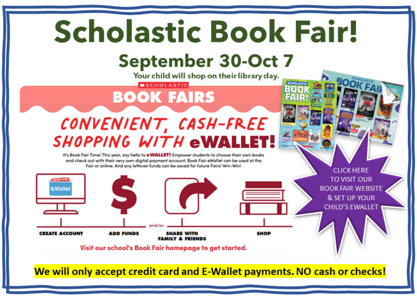 Scholastic Book Fair Website