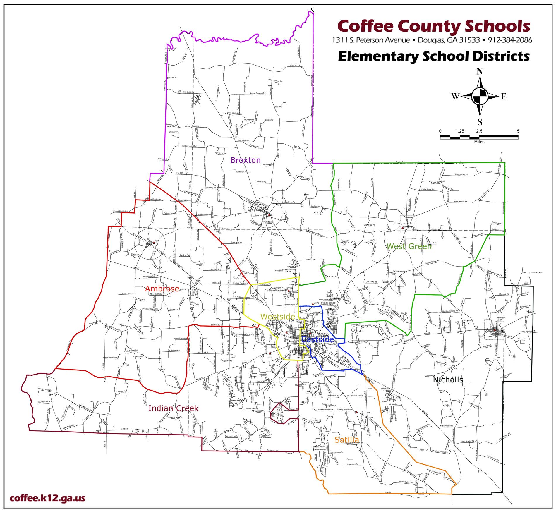 Coffee County Schools Elementary School Districts