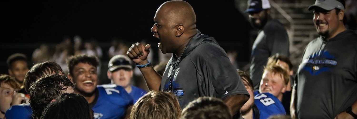 CCHS football coach is fired up