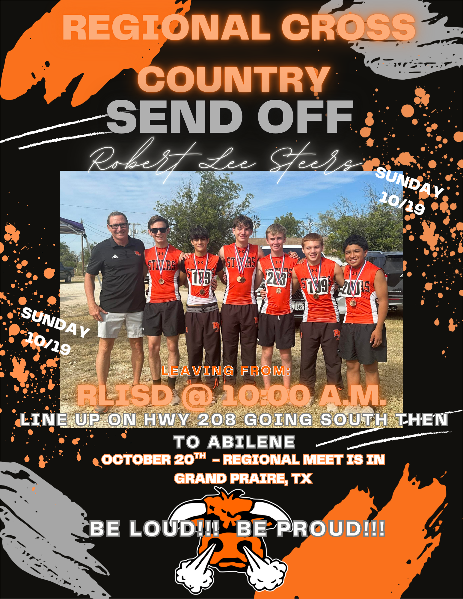 Regional XC Send-Off (Robert Lee Steers) 10/19/2025
