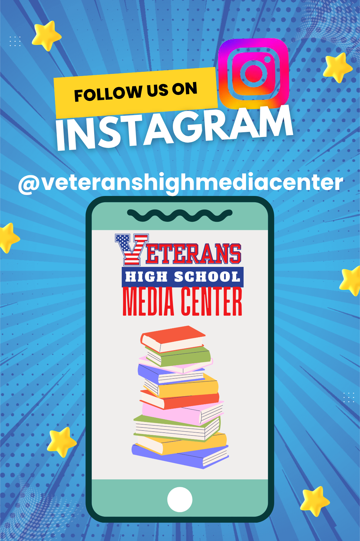 Follow us on Instagram: @veteranshighmediacenter