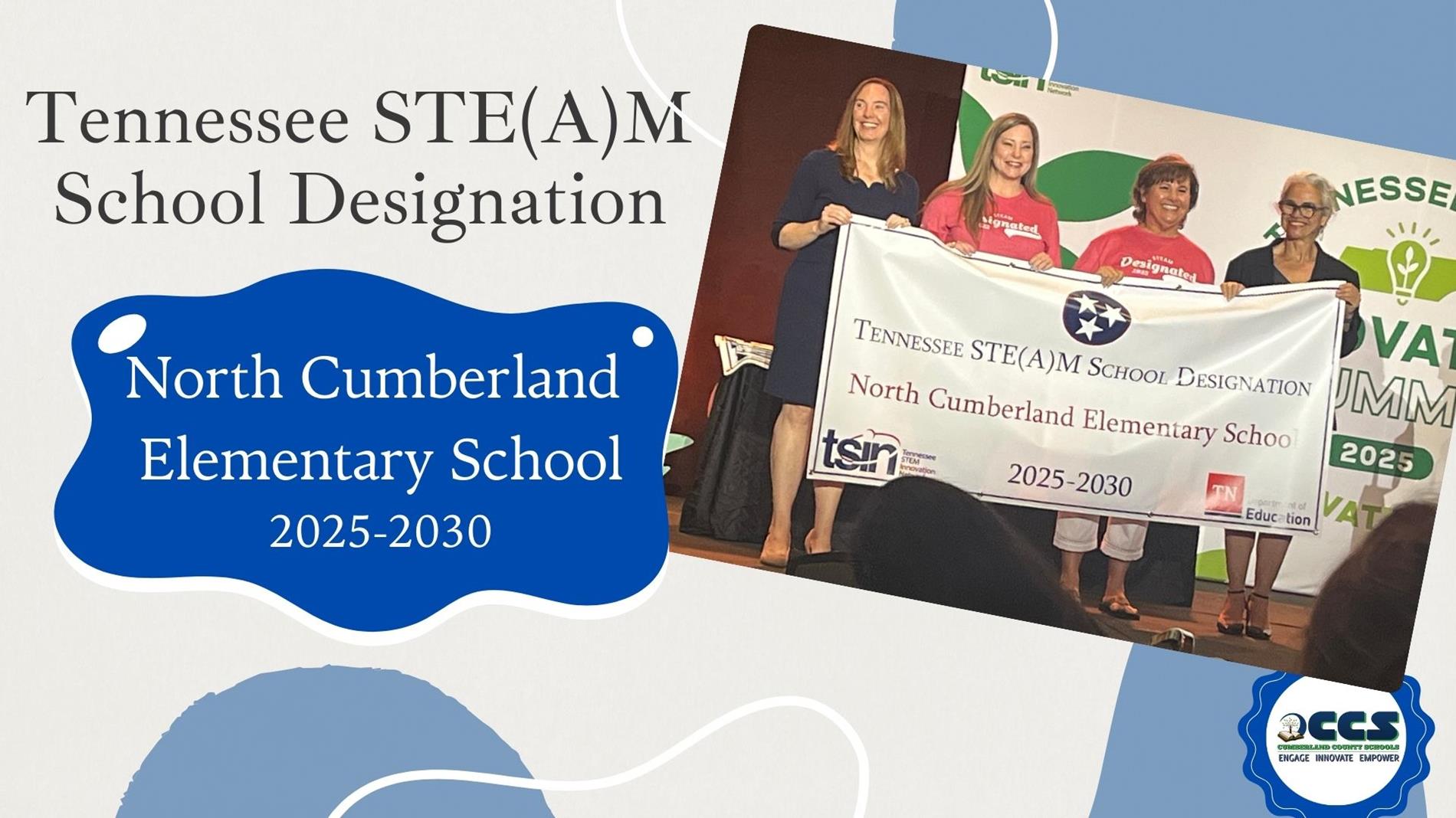 STEAM award to North Cumberland Elementary Photo 