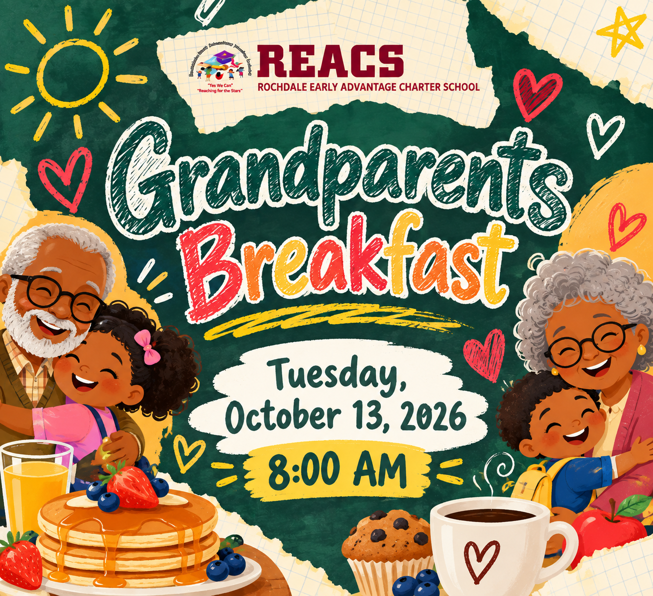 Grandparents Breakfast flyer
