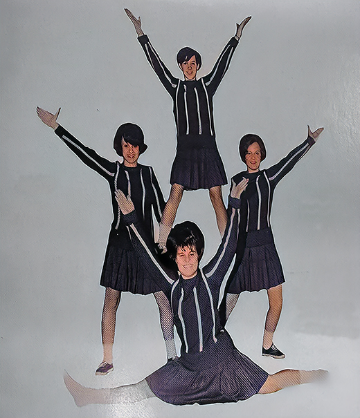 1965-66 Freshman Basketball Cheerleaders