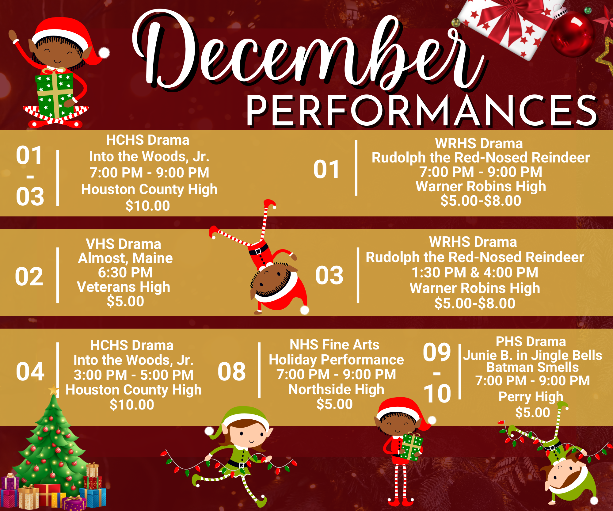 December Performances