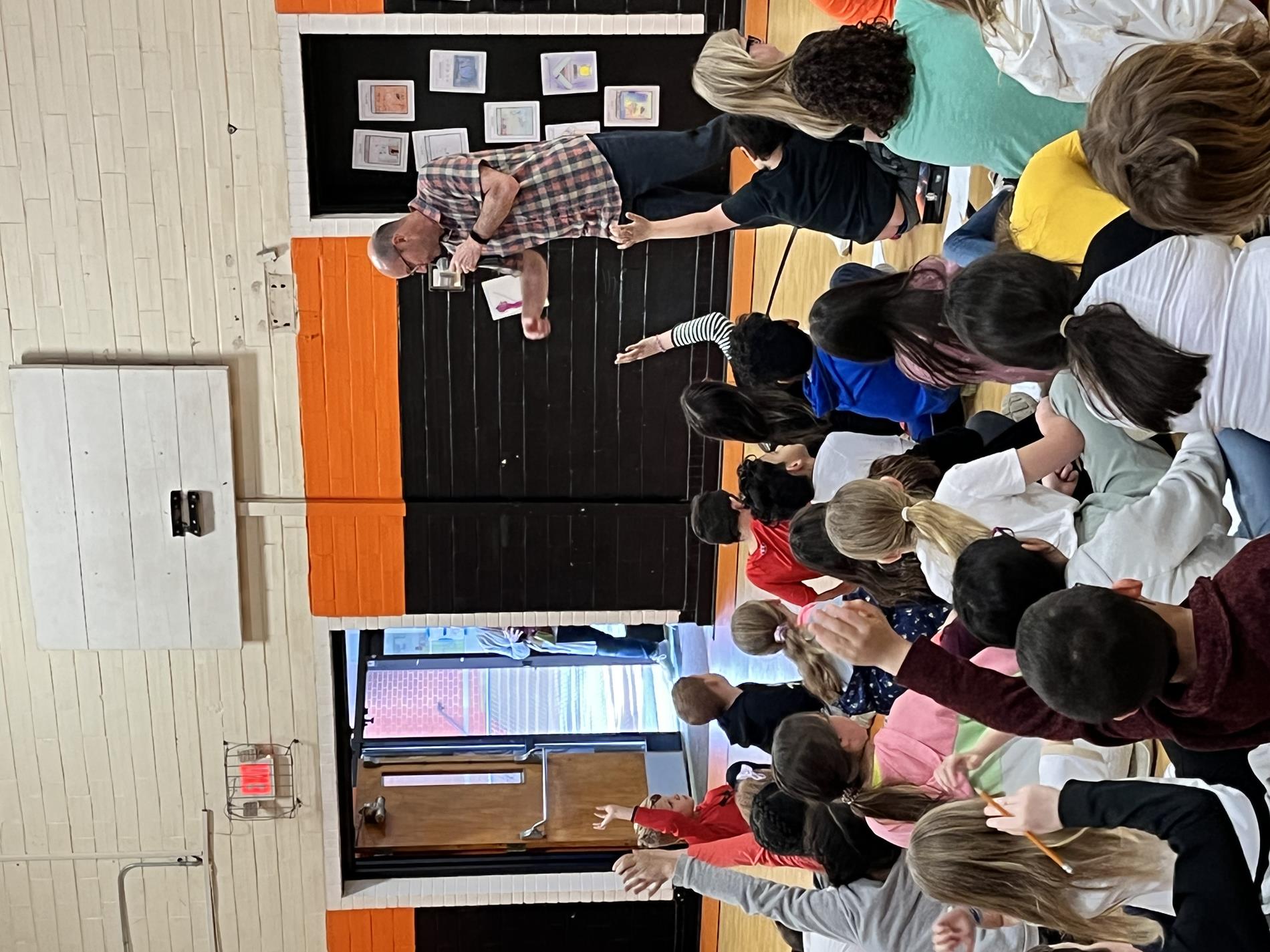 Author Troy Cummings Visits BES