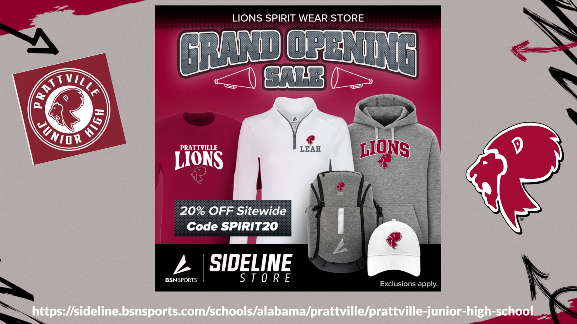 BSN Store with apparel