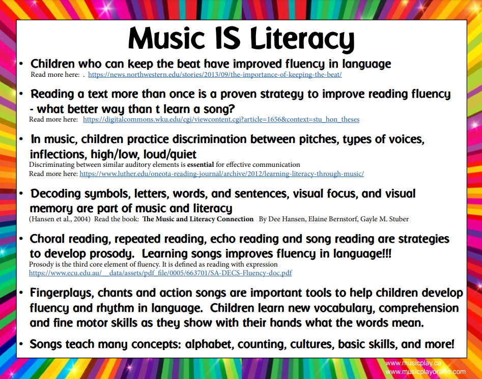 Music is literacy