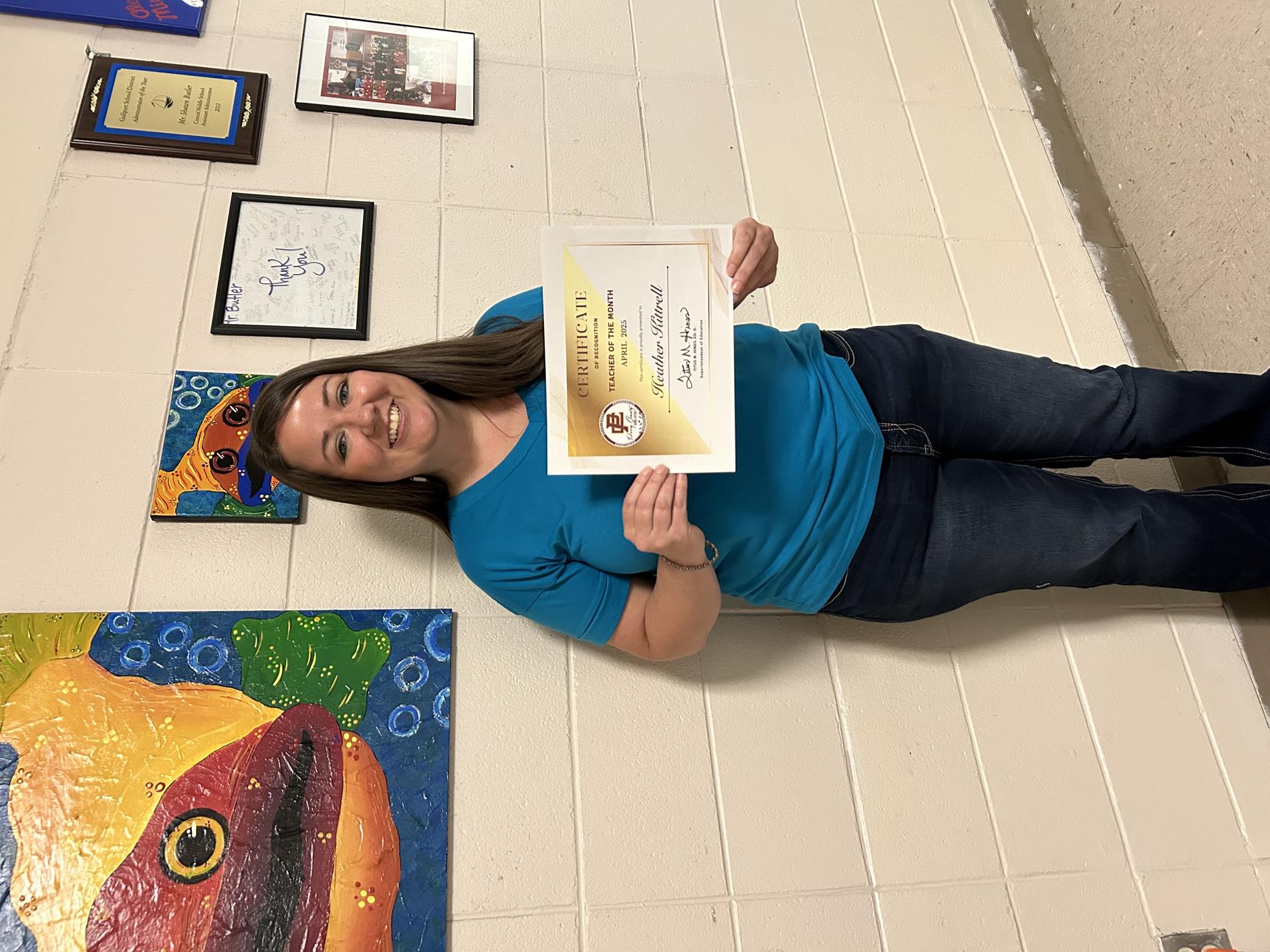 April Teacher of the Month April Teacher of the Month