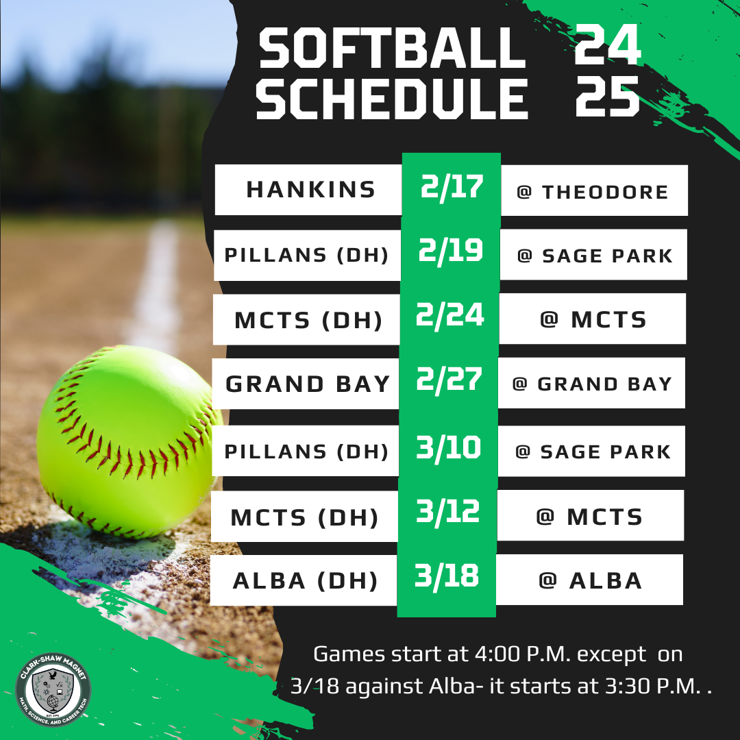 Softball Schedule 24-25