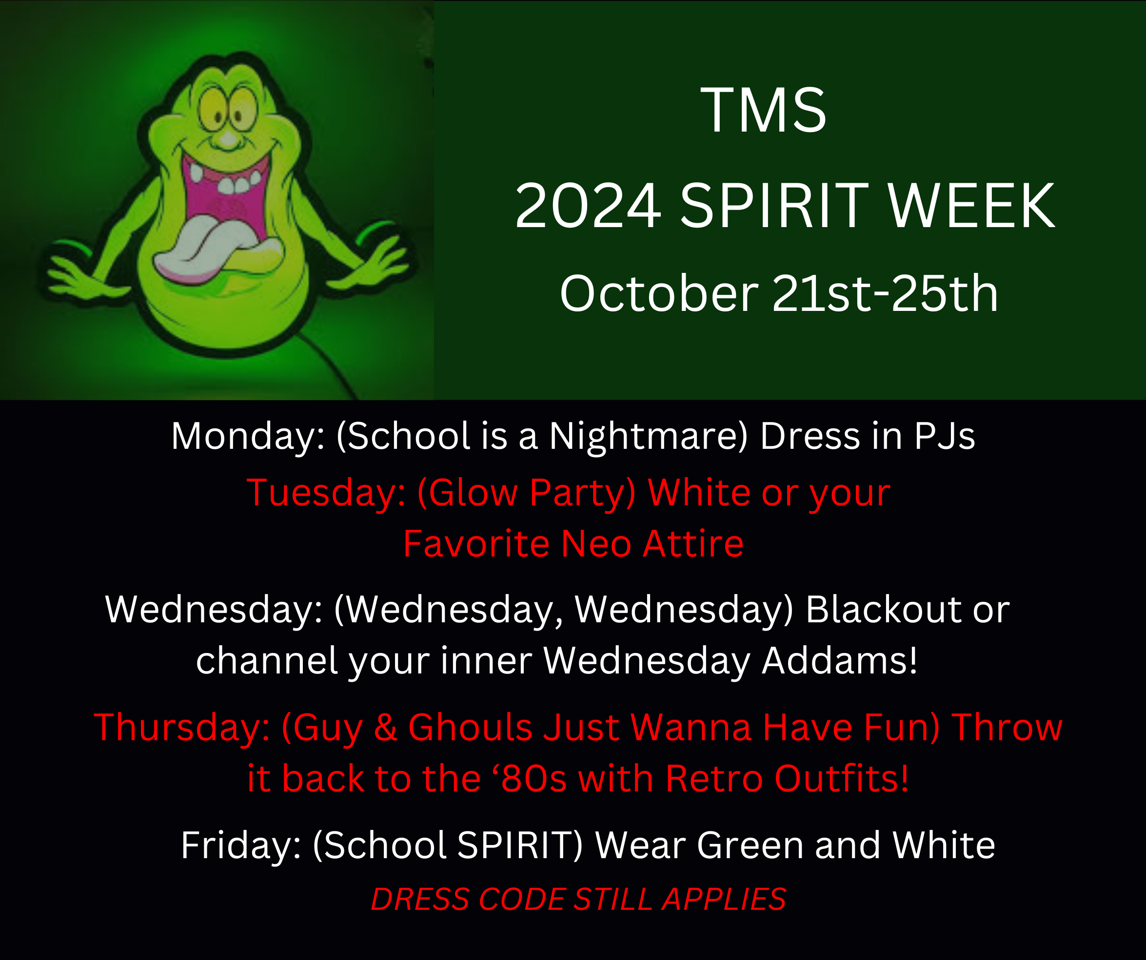 tms spirit week