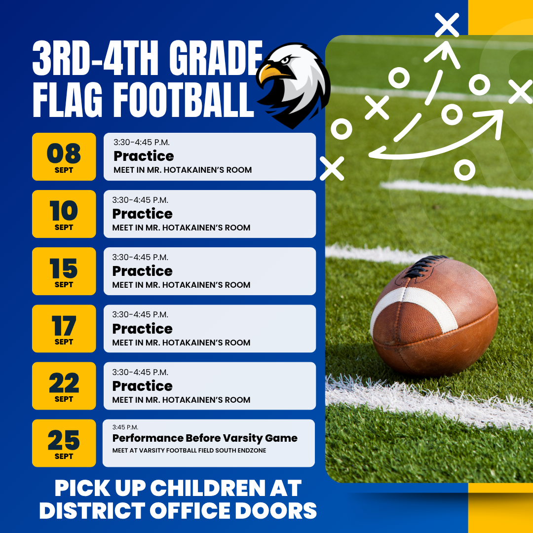 flag football schedule