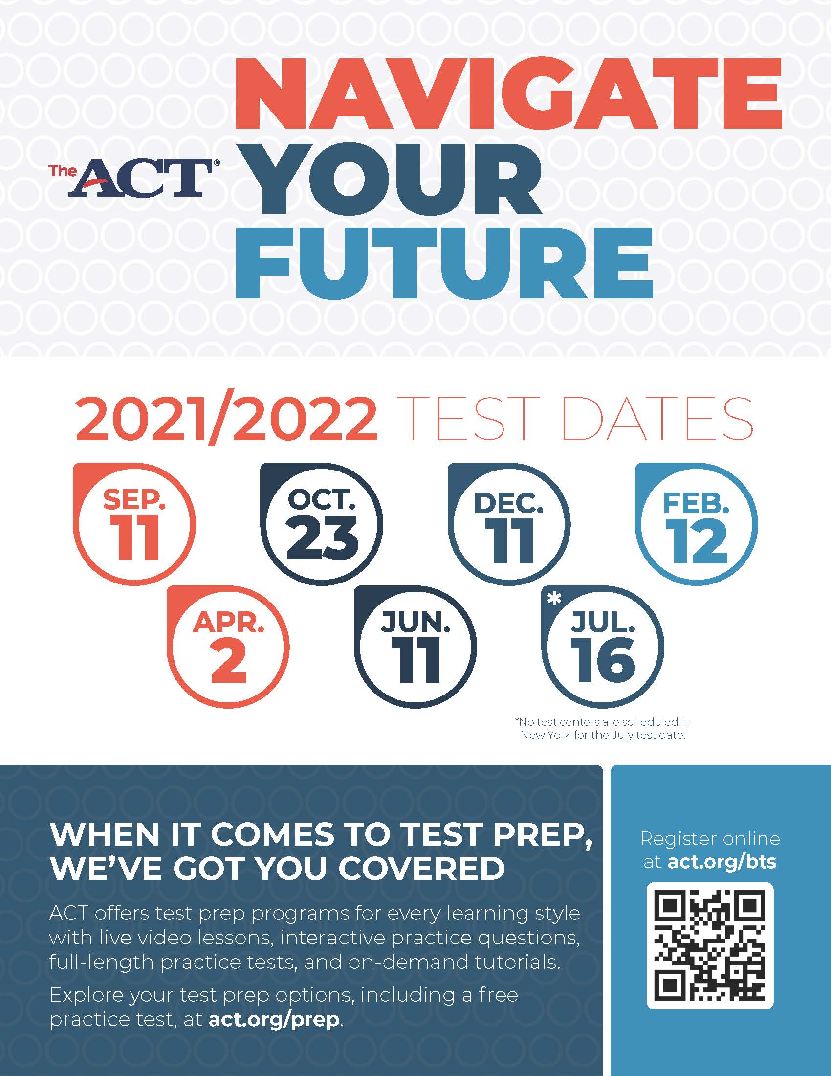 ACT Test dates
