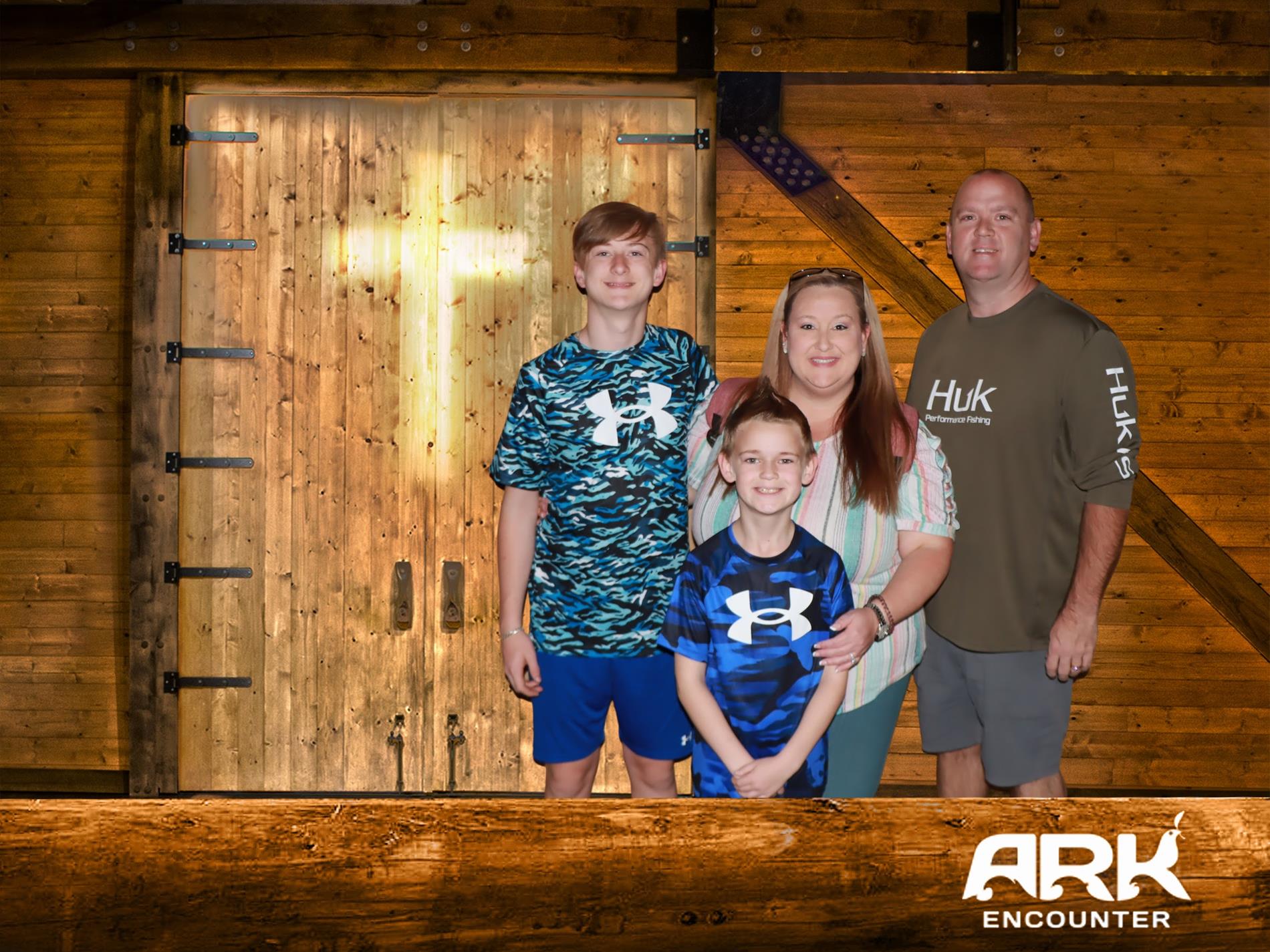 My family at the ARK Encounter. 