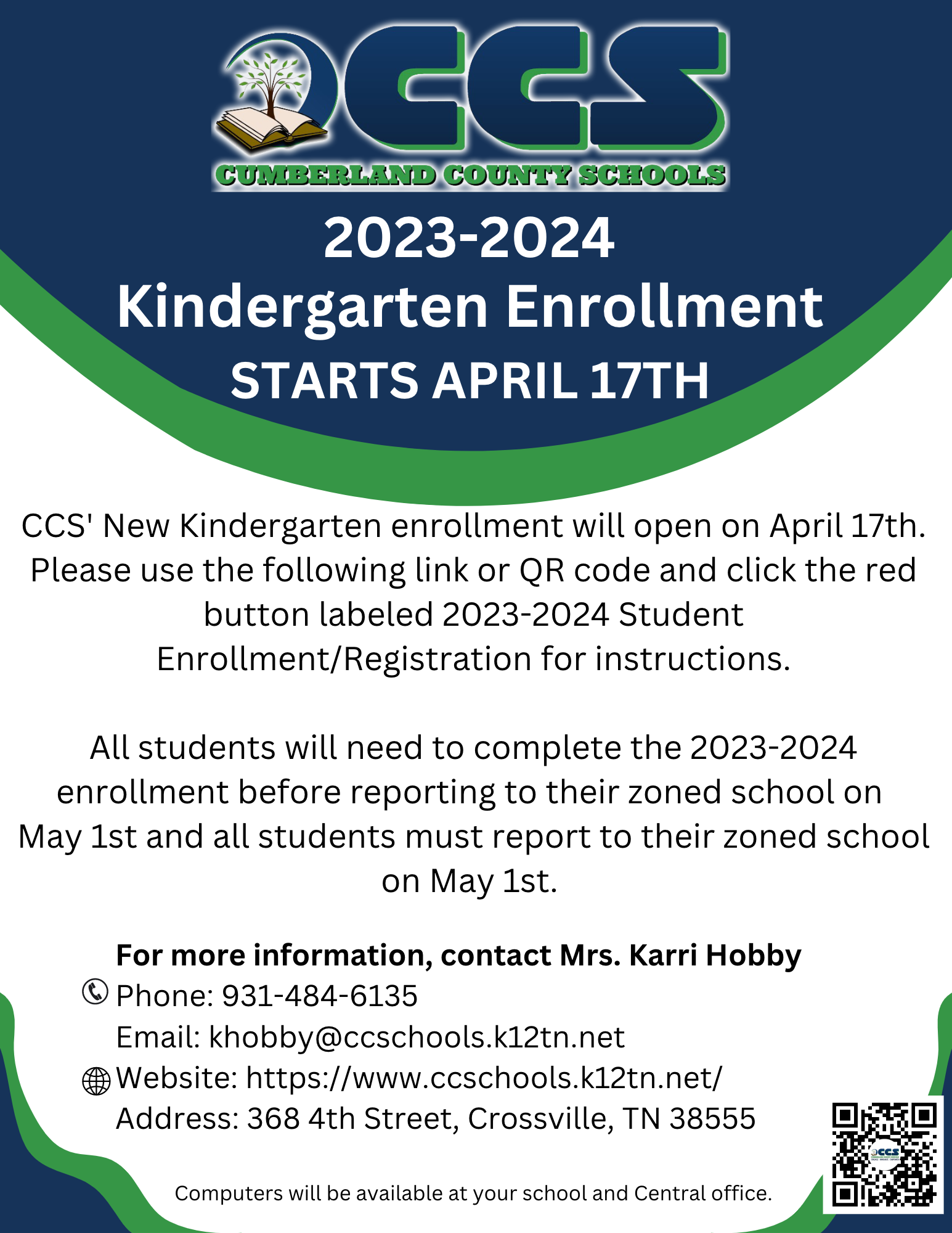 2023-2024 Kindergarten Registration 