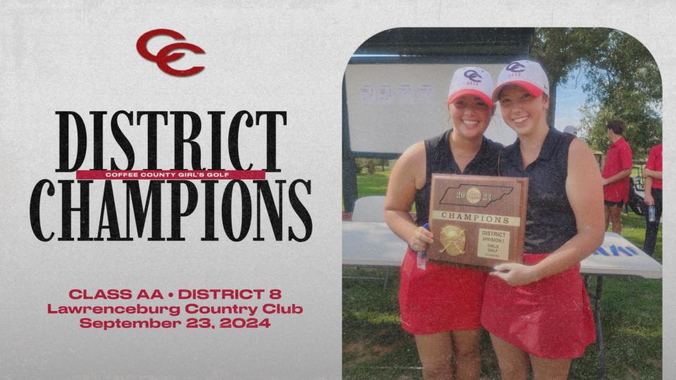 Girls Golf District Champs