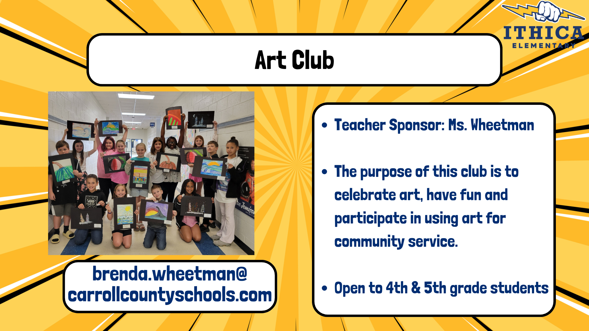 Art Club Flyer