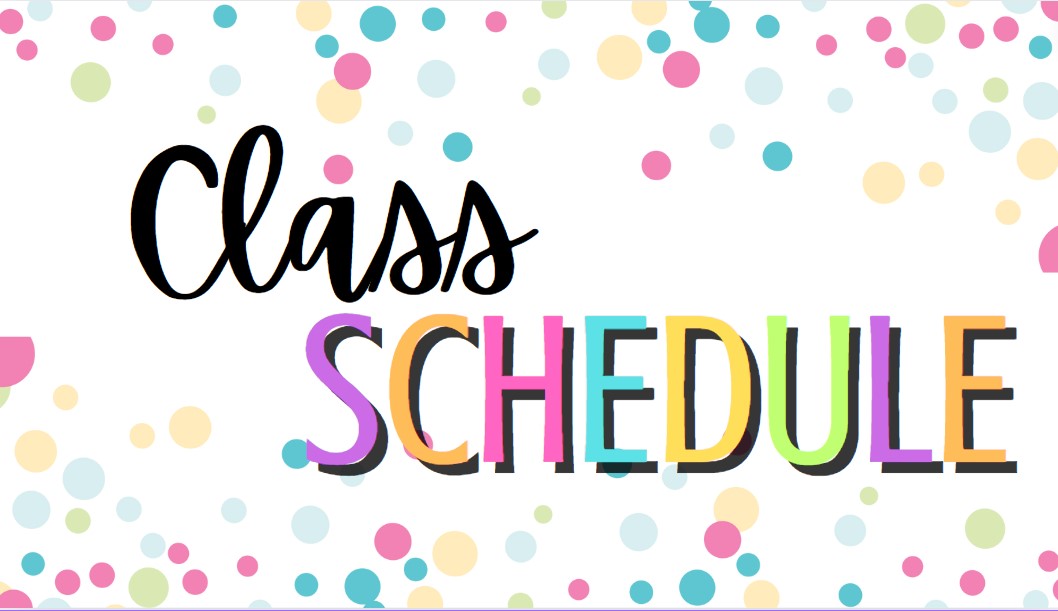 Class schedule title