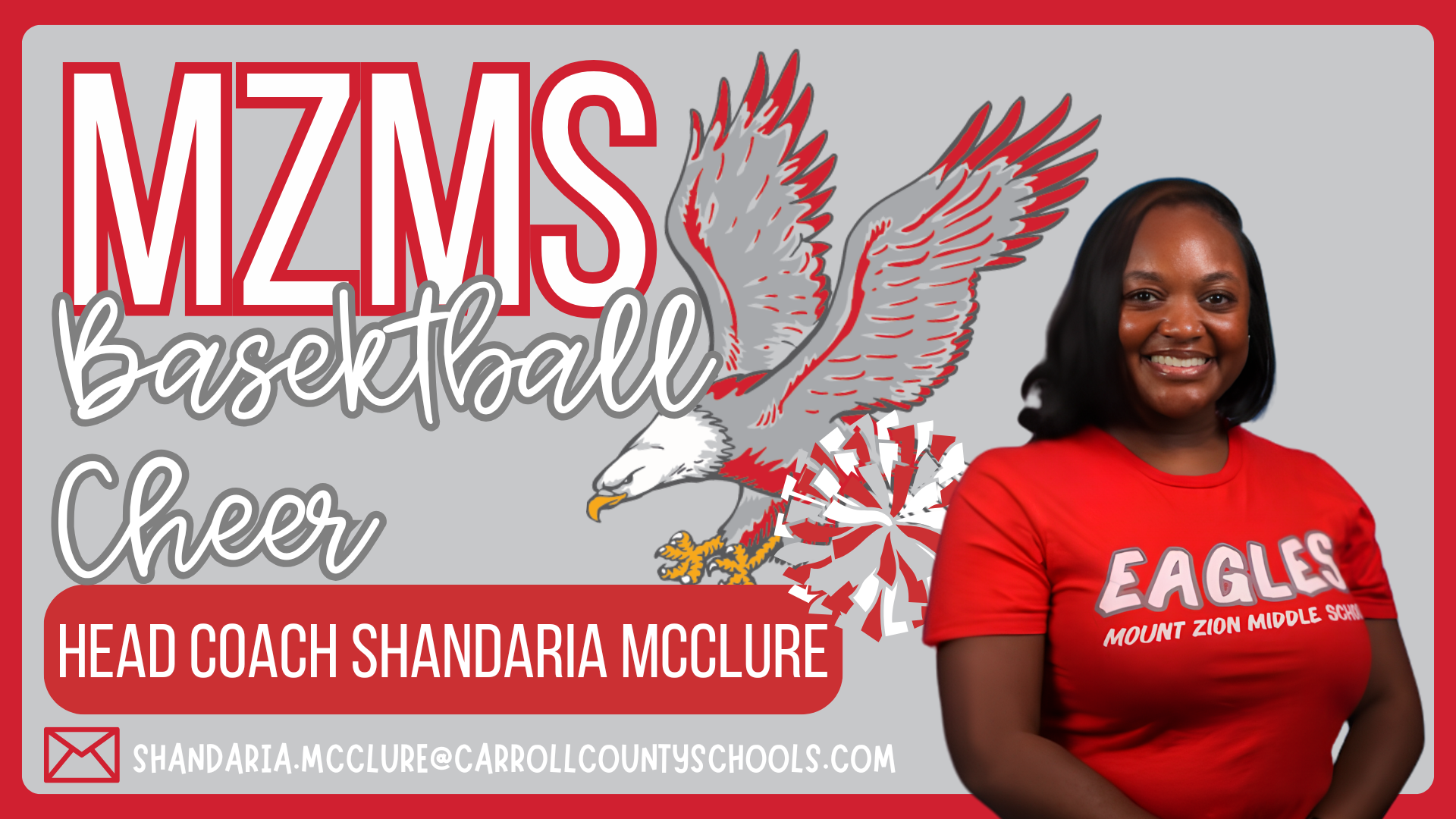 Head Basketball Cheer Coach Shandaria McClure