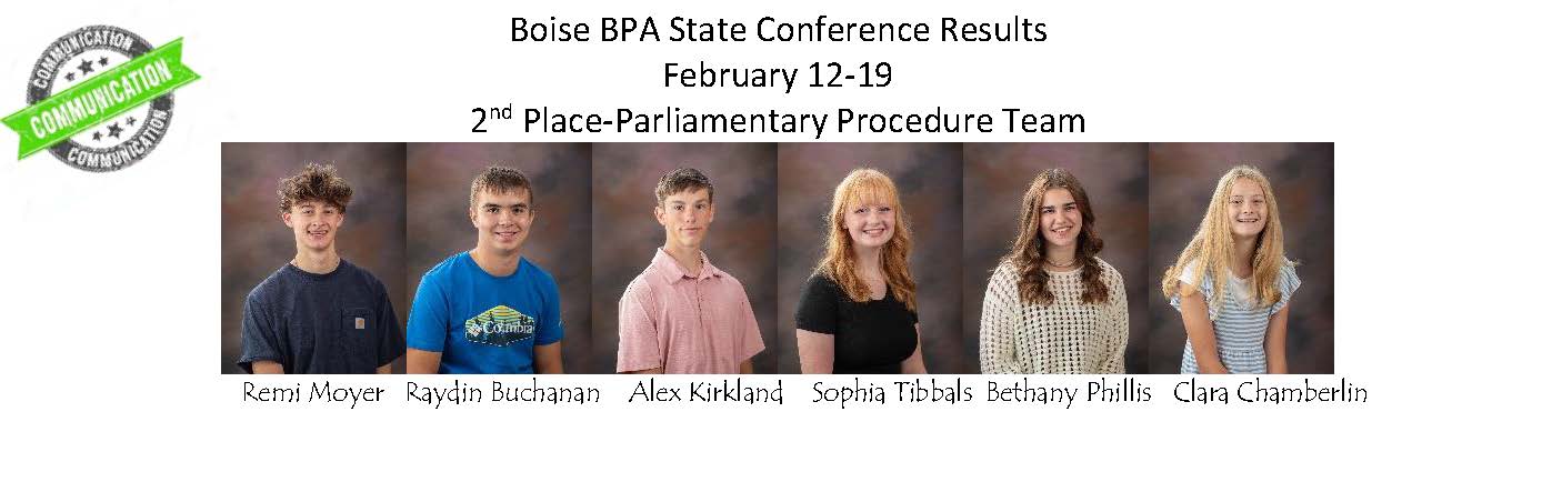 BPA Parliamentary Procedure Team