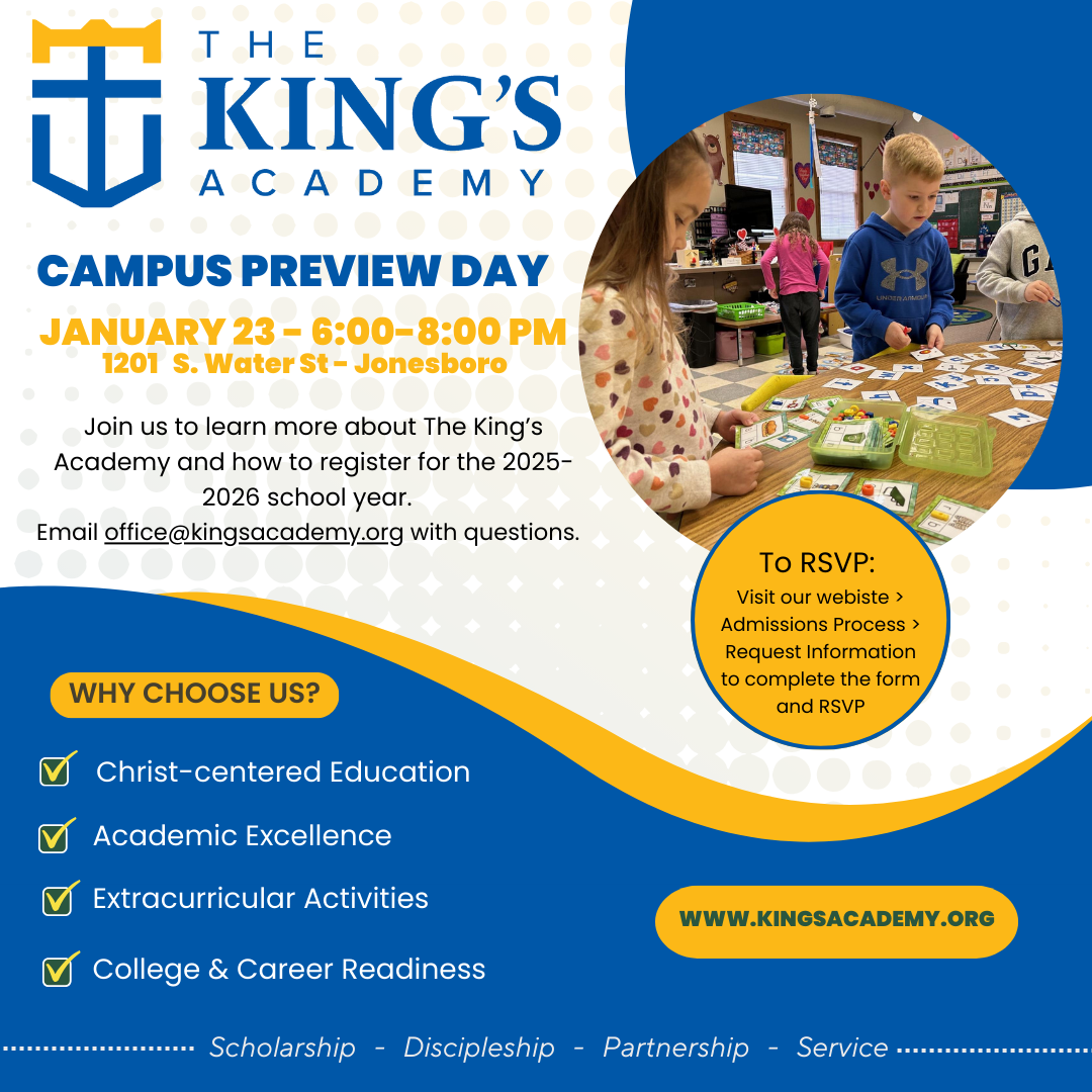 flyer for campus preview day