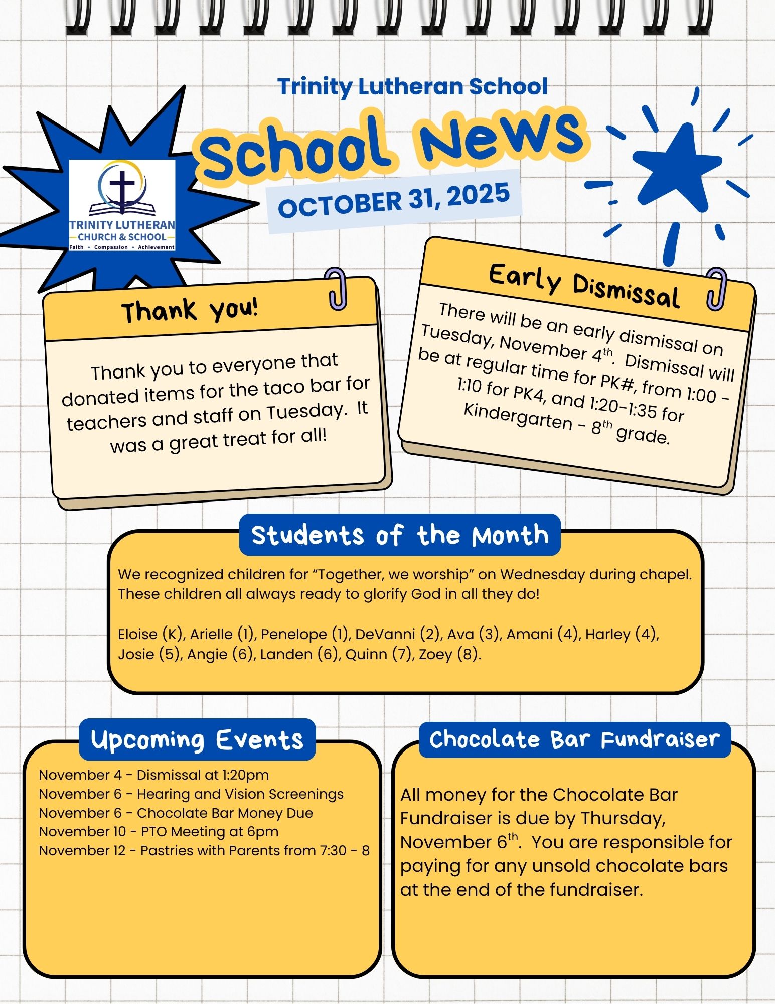 Friday Flyer for October 31