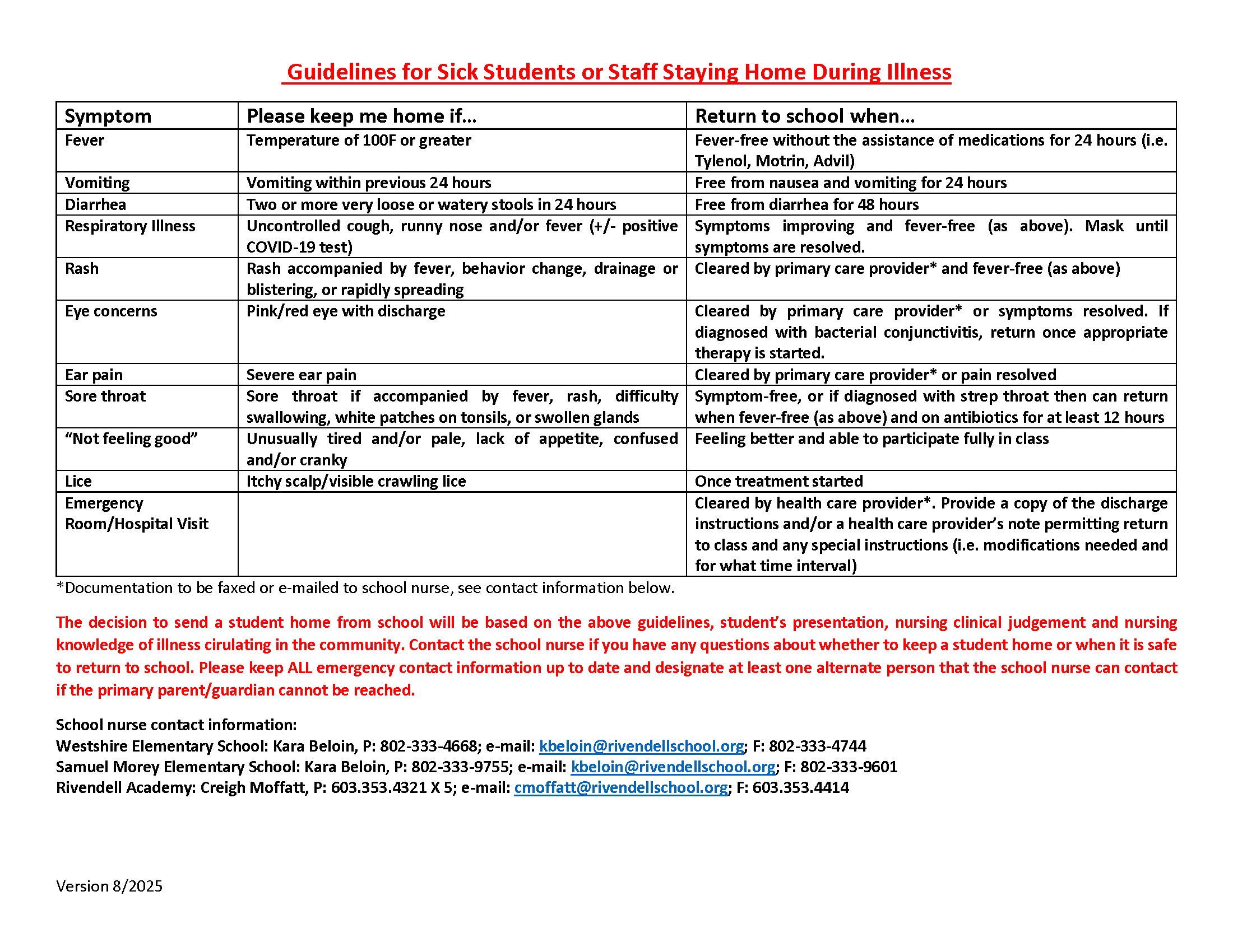 HealthGuidelines
