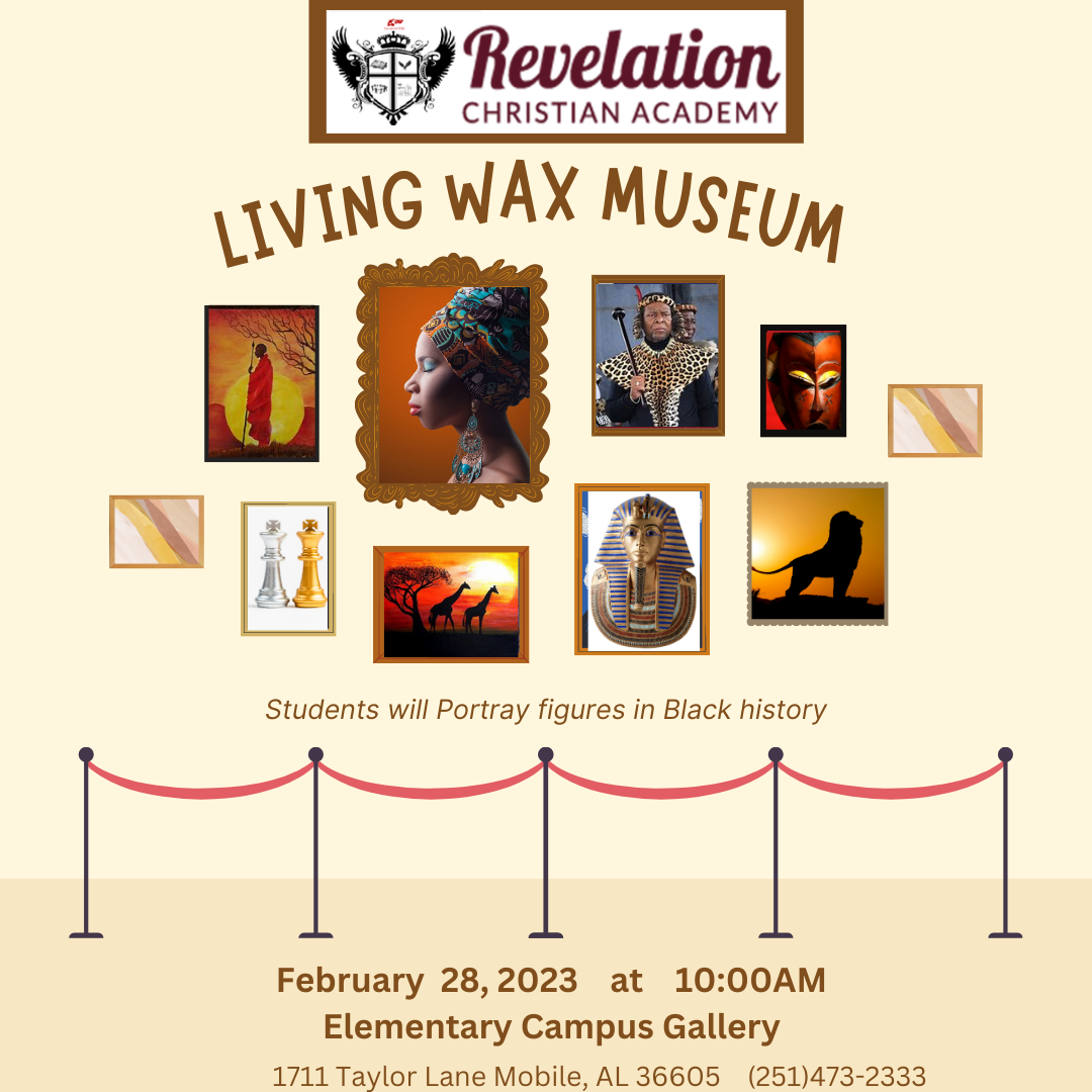 Living Wax Museum - 2/26/23 at 10:00 AM-Elementary Campus
