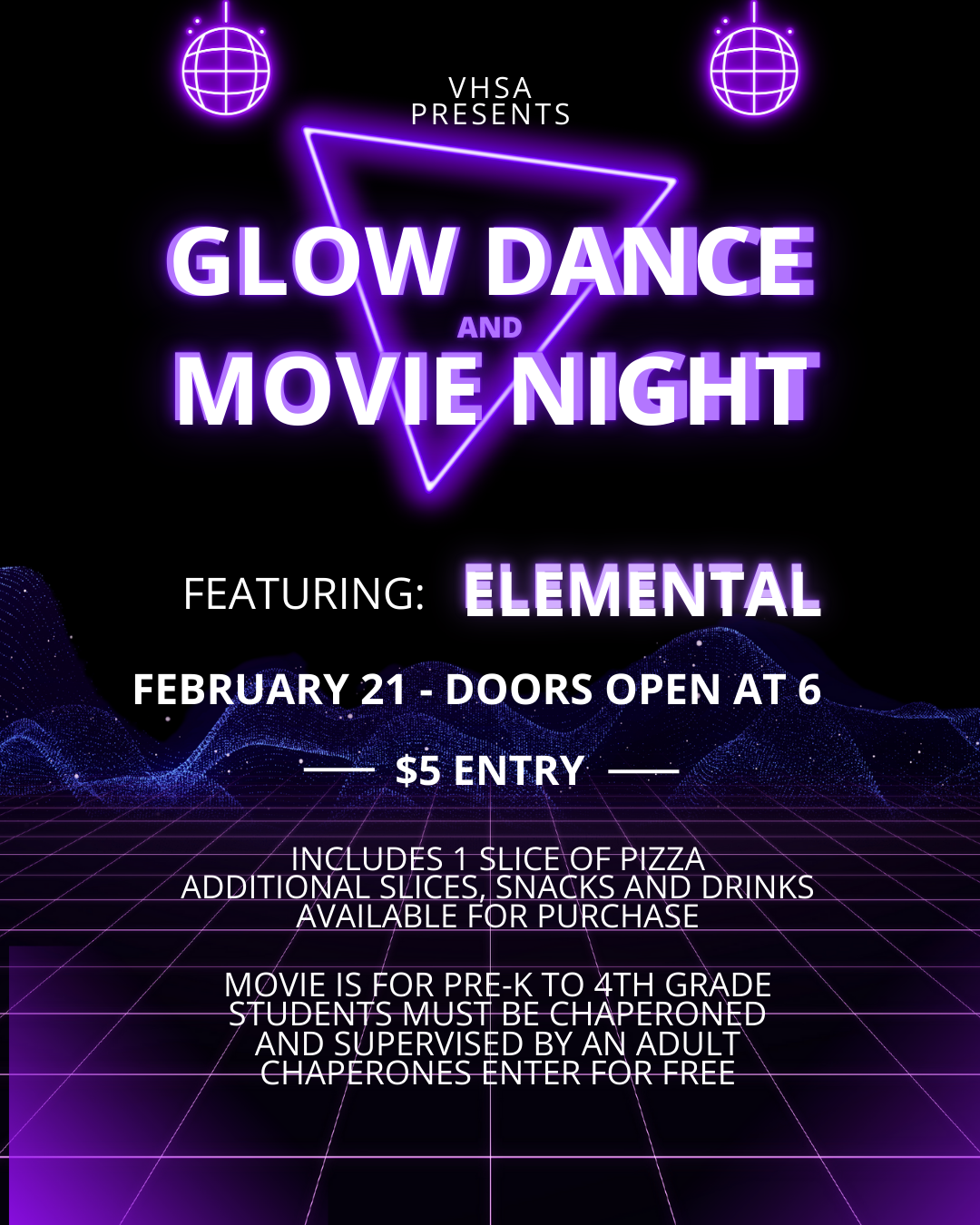 VHSA Glow Dance 2-21-25