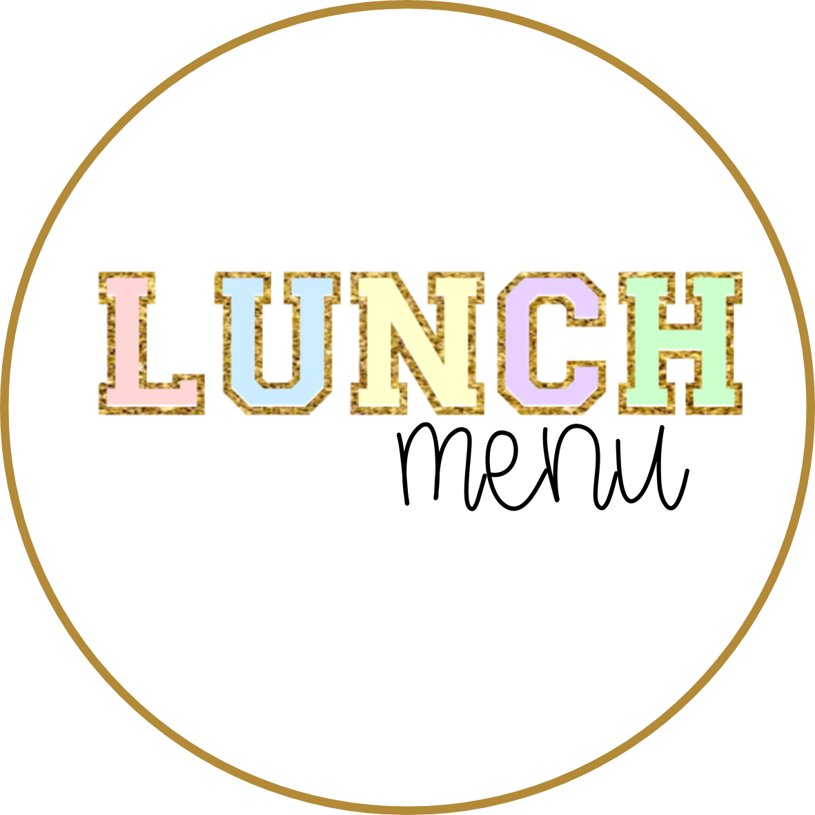 lunch menu